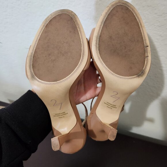 Naturalizer 27 Edit Violette Heeled Sandals in Tan Size 6 - Picture 5 of 6